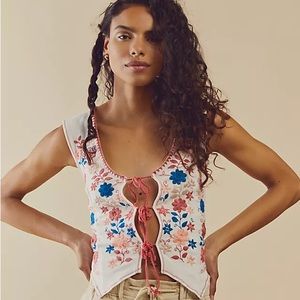 Free People “in bloom” top